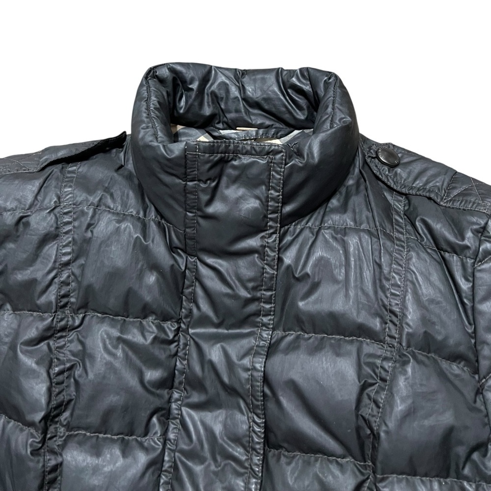 Burberry Brit Down Puffer Jacket Apres Ski Winter Vacation - Picture 3 of 14